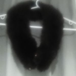 Vintage mink fasten neck cular